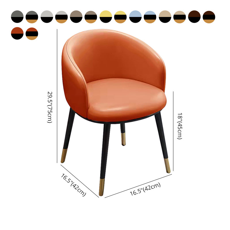 Sillas de comedor tapizadas de estilo escandinavo, silla con respaldo sólido para el hogar