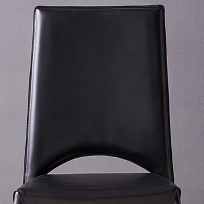 Silla de comedor de metal moderno con respaldo abierto, silla lateral para uso en restaurantes