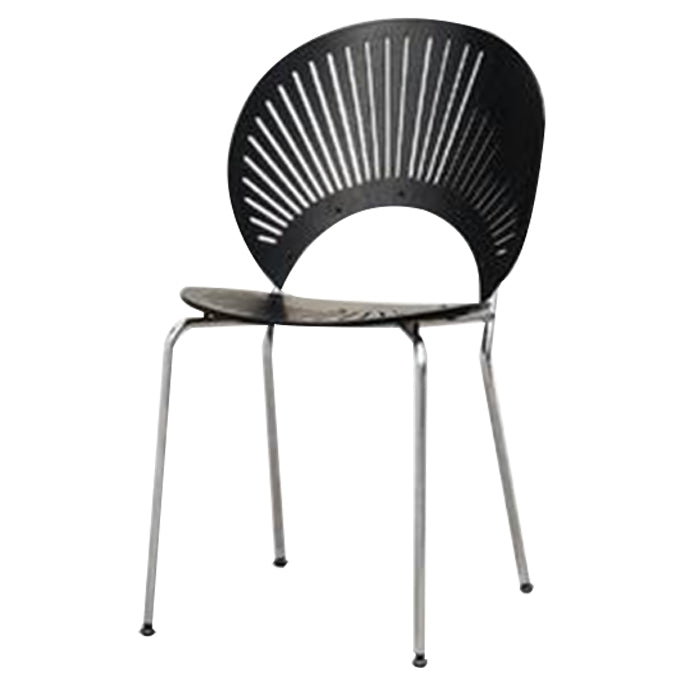 Chaise de salle à manger de style contemporain Chaises de cuisine sans accoudoirs avec pieds en métal