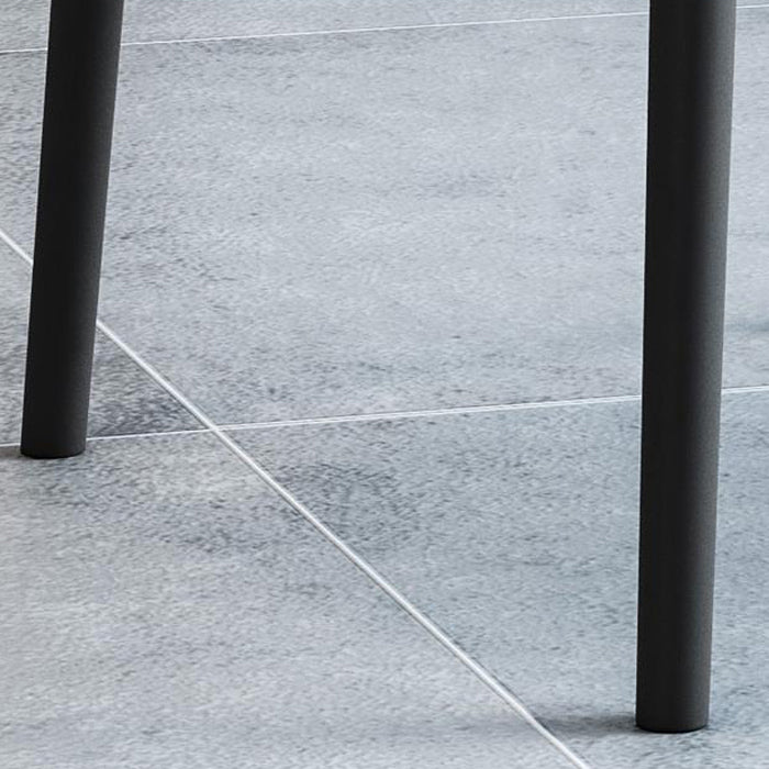 Ladder Back Armless Dining Chairs Upholstered Side Chairs with Metal Legs