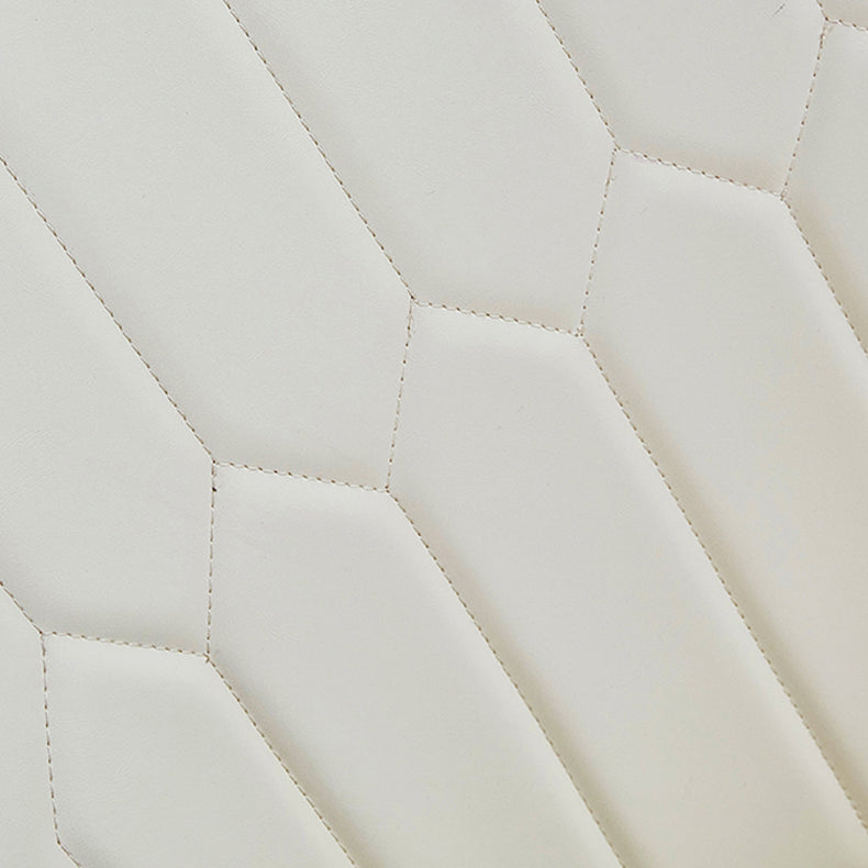 Sillón interior escandinavo Silla de comedor Parsons tapizada de metal