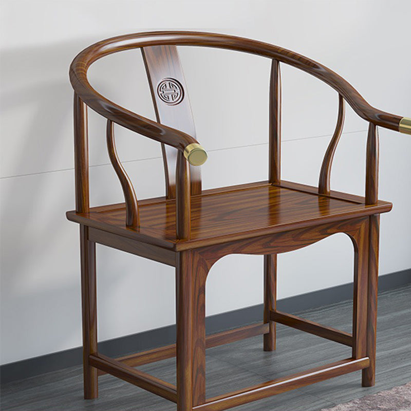 Silla de comedor de madera moderna Silla con brazo trasero Windsor para uso en restaurantes