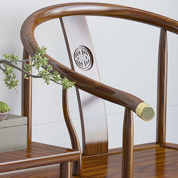 Silla de comedor de madera moderna Silla con brazo trasero Windsor para uso en restaurantes