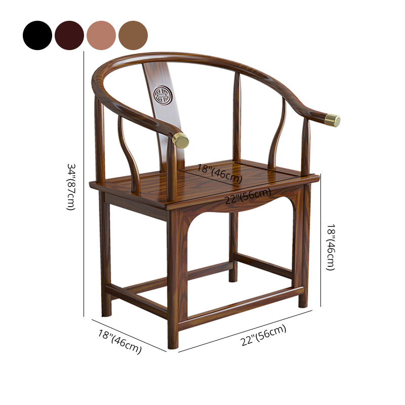 Silla de comedor de madera moderna Silla con brazo trasero Windsor para uso en restaurantes