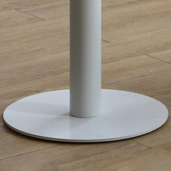 Round Pedestal Dinette Table Simplicity Style Dining Site Table for Home Use