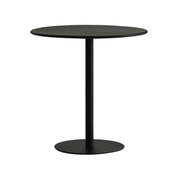 Round Pedestal Dinette Table Simplicity Style Dining Site Table for Home Use