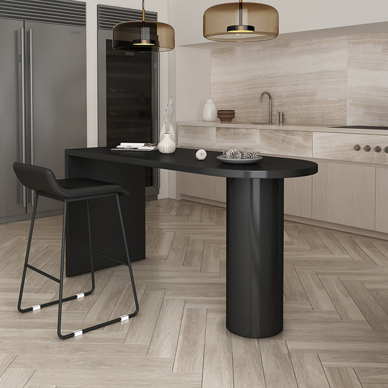Solid Wood Contemporary Free Form Dining Table Pine Wood Table for Dining Room