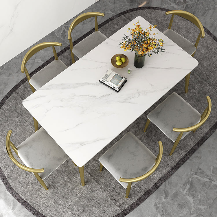 Modern 1/4/5/7 Pieces Dining Set Sintered Stone Top Dining Furniture Set /Separate Items