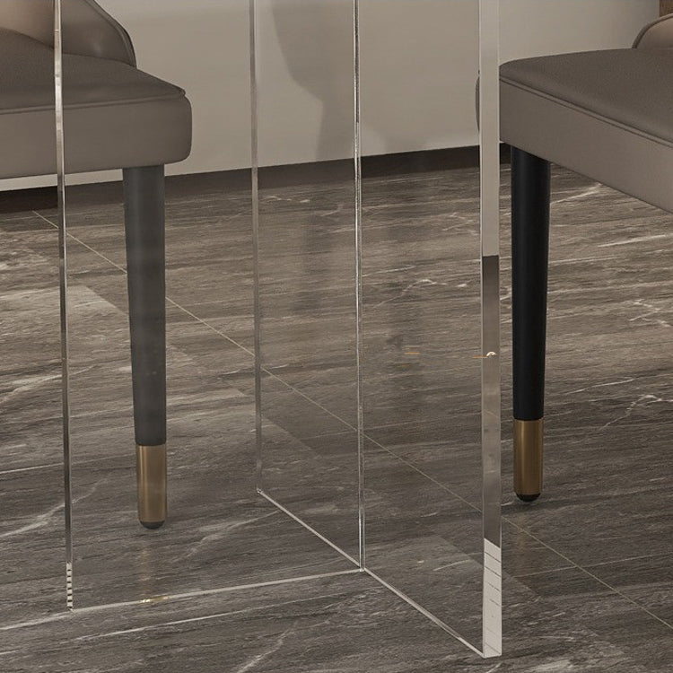 Modern 1/4/5/7 Pieces Dining Set Acrylic Dining Furniture Set /Separate Items