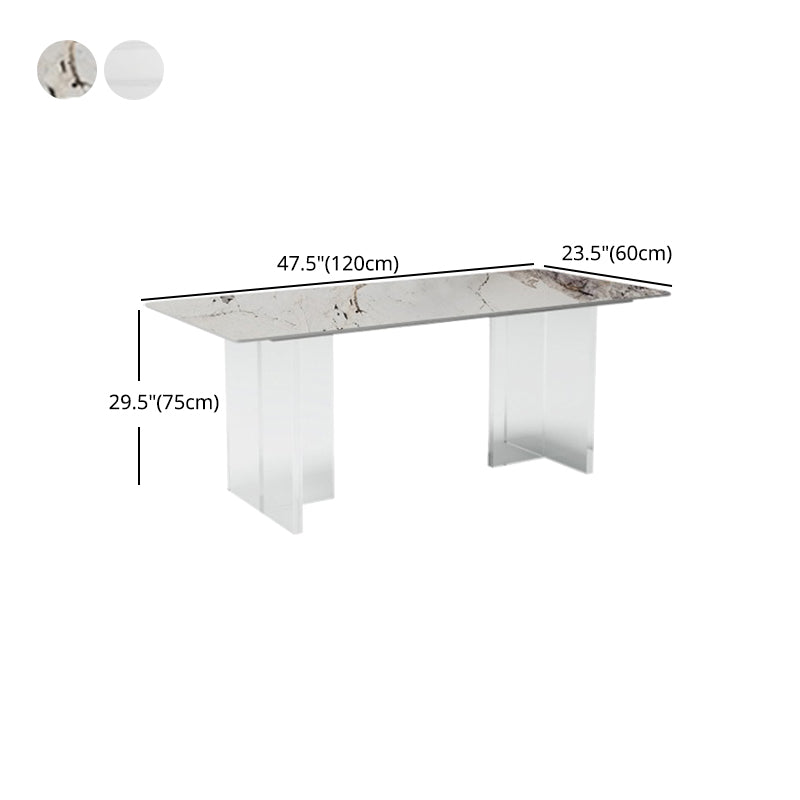 Modern 1/4/5/7 Pieces Dining Set Acrylic Dining Furniture Set /Separate Items