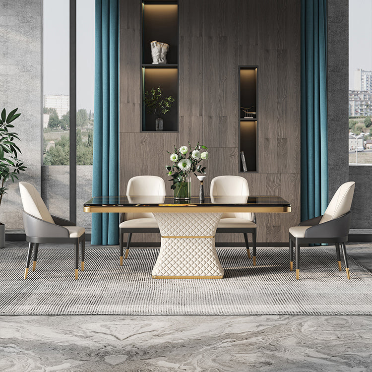 Rectangle 1/2/5/7 Pieces Dining Set Marble Dining Furniture Set /Separate Items