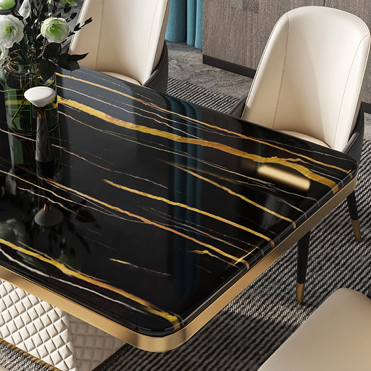 Rectangle 1/2/5/7 Pieces Dining Set Marble Dining Furniture Set /Separate Items