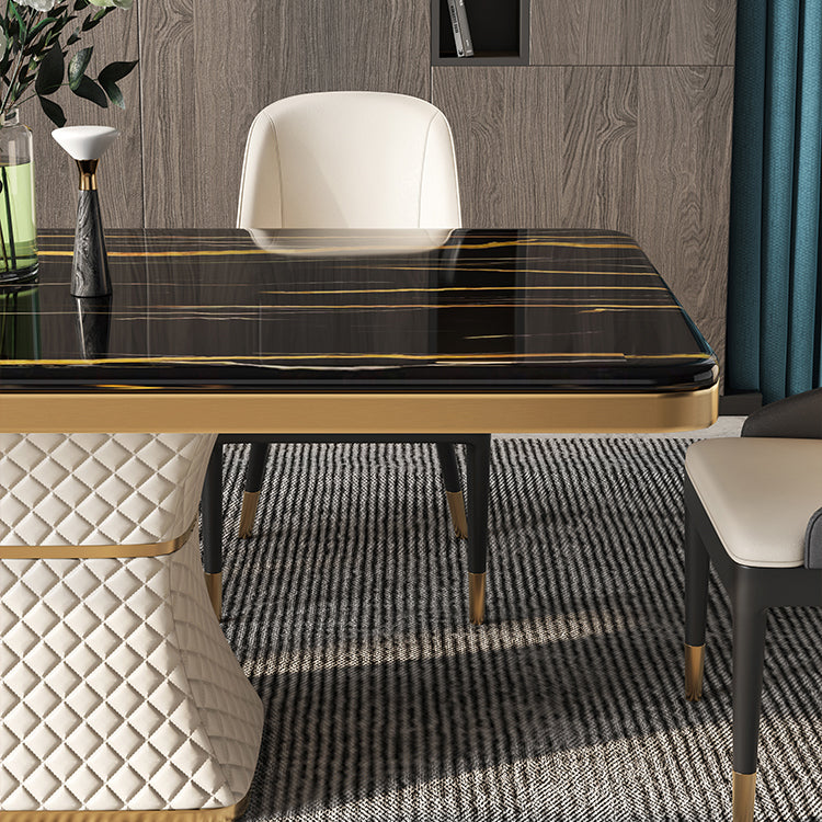 Rectangle 1/2/5/7 Pieces Dining Set Marble Dining Furniture Set /Separate Items