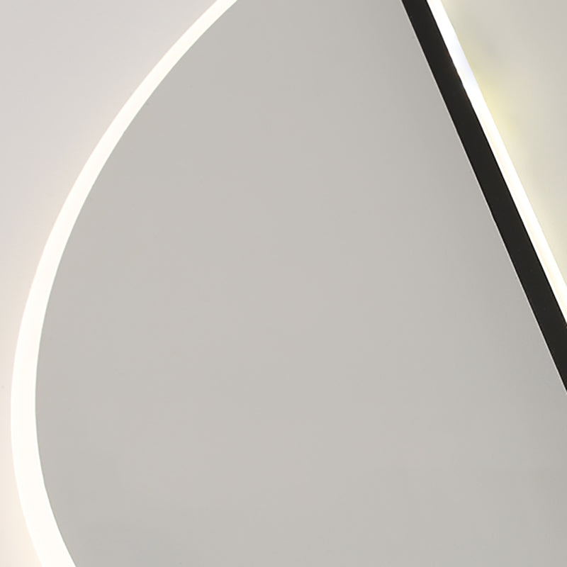 2 Lights Metal Flush Ceiling Light Fixture Modern LED Ceiling Light Fixtures