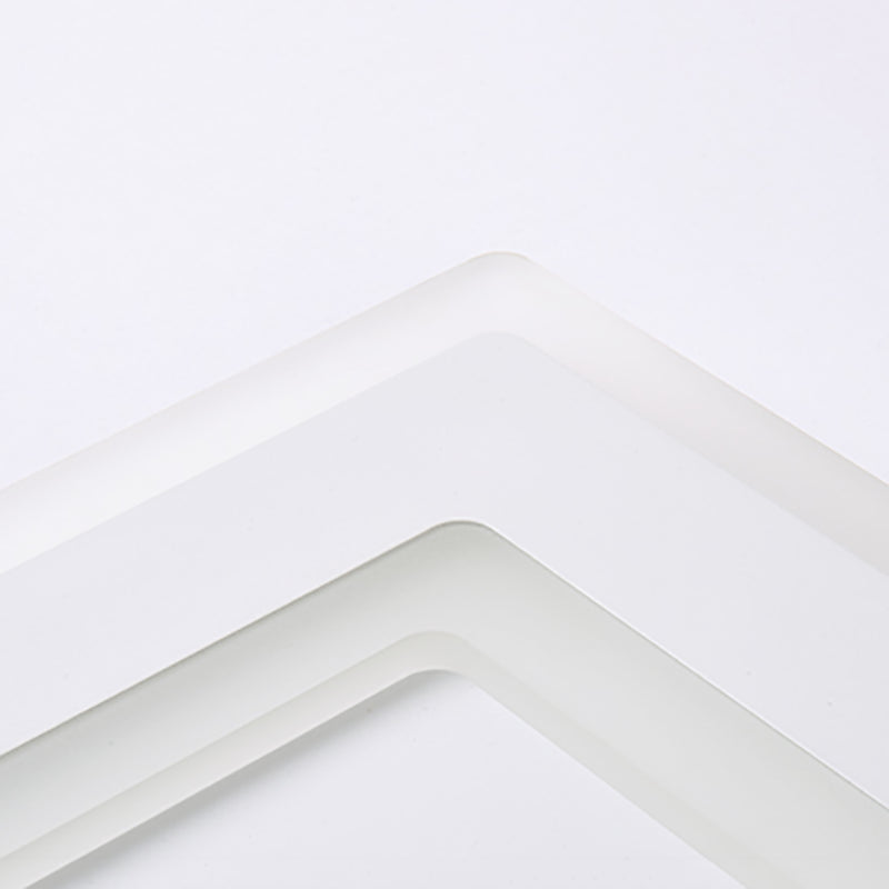 Plafonniers de simplicité blanche avec projecteurs Plafonnier encastré à LED