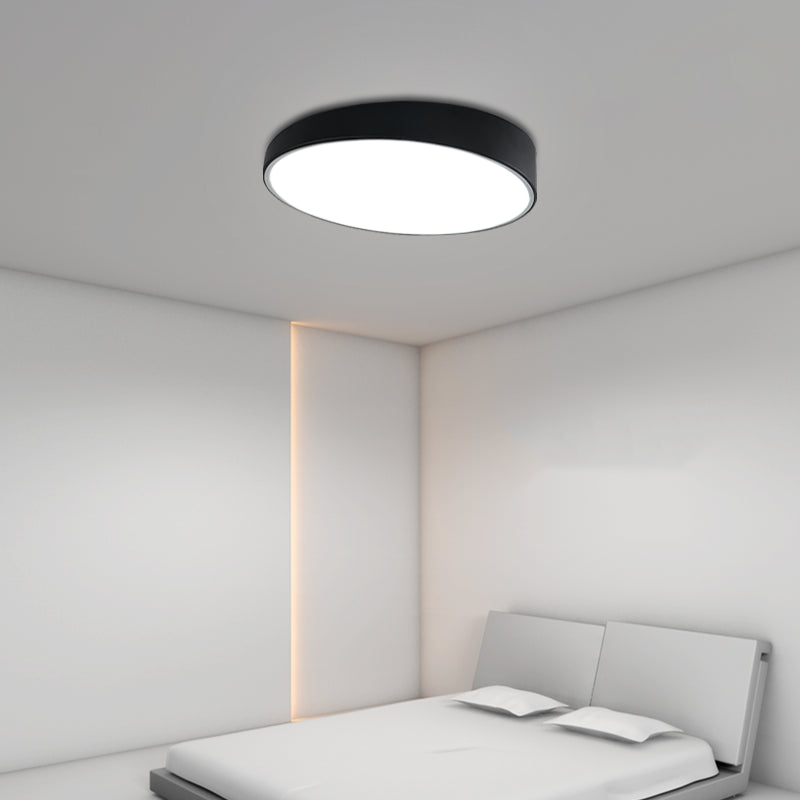 Modern Ceiling Light Fixtures with Acrylic Shade Ring LED Flush Ceiling Light Fixture