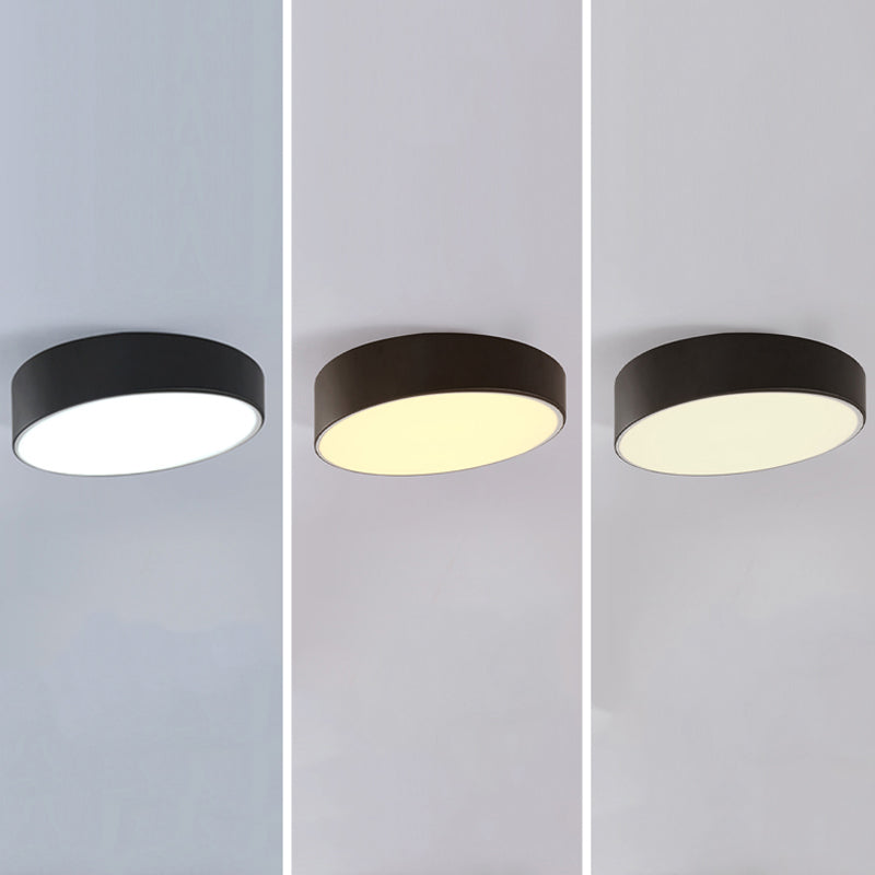 Modern Ceiling Light Fixtures with Acrylic Shade Ring LED Flush Ceiling Light Fixture