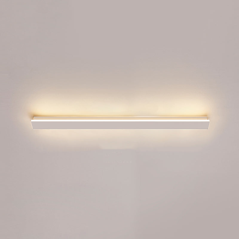 Plafonnier encastré à LED linéaire, luminaires de plafond modernes avec abat-jour en acrylique