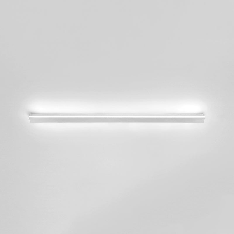 Plafonnier encastré à LED linéaire, luminaires de plafond modernes avec abat-jour en acrylique