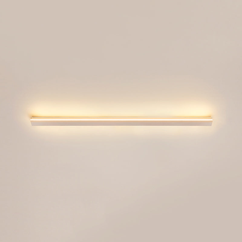 Plafonnier encastré à LED linéaire, luminaires de plafond modernes avec abat-jour en acrylique