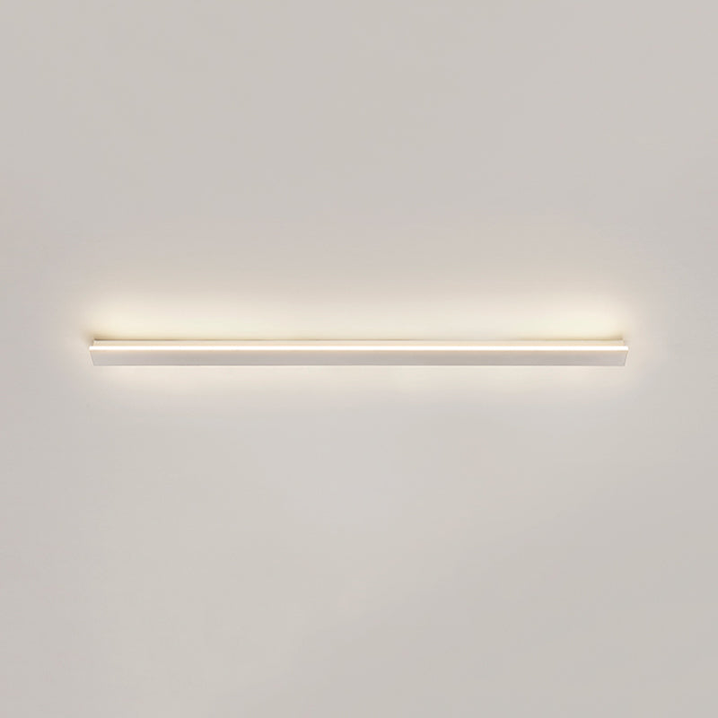 Plafonnier encastré à LED linéaire, luminaires de plafond modernes avec abat-jour en acrylique