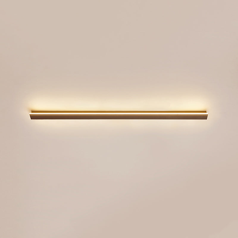 Plafonnier encastré à LED linéaire, luminaires de plafond modernes avec abat-jour en acrylique