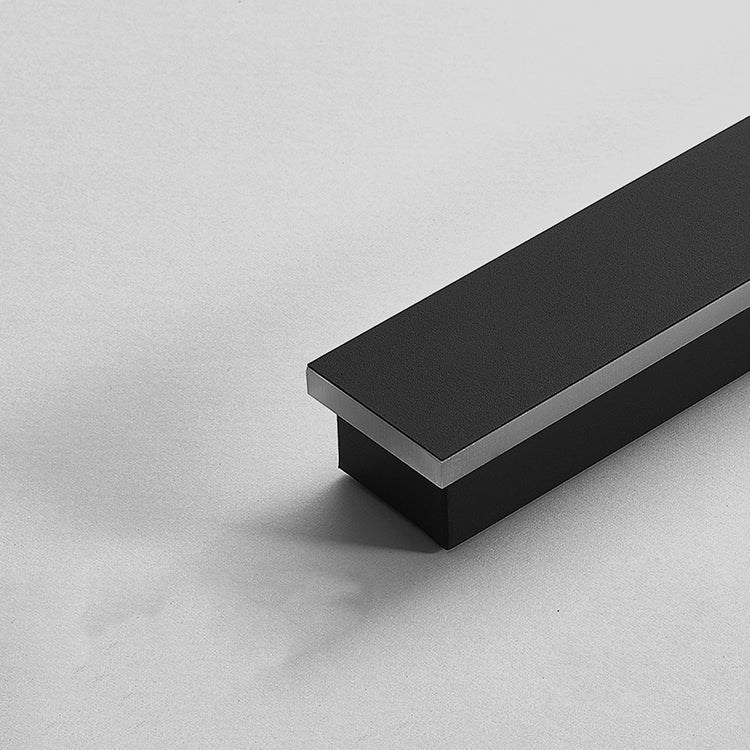 Plafonnier encastré à LED linéaire, luminaires de plafond modernes avec abat-jour en acrylique