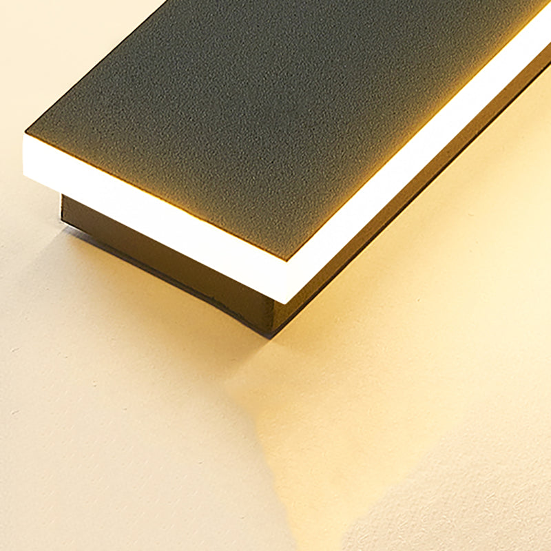 Plafonnier encastré à LED linéaire, luminaires de plafond modernes avec abat-jour en acrylique