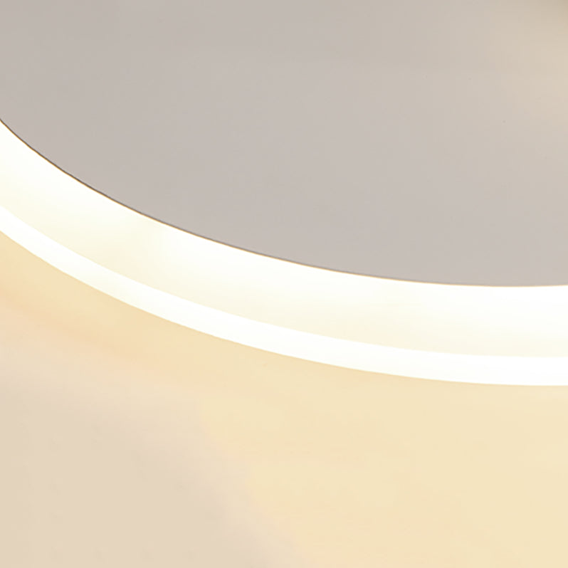 White LED Flush Ceiling Light Fixture Simplicity Ceiling Light Fixtures with Spotlights