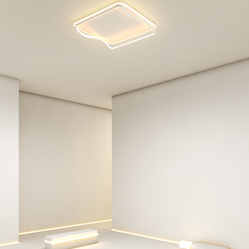 Plafonniers modernes avec abat-jour en silicone Plafonnier LED encastré