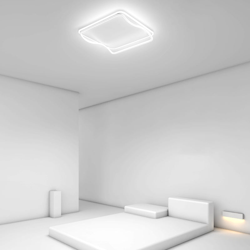 Plafonniers modernes avec abat-jour en silicone Plafonnier LED encastré