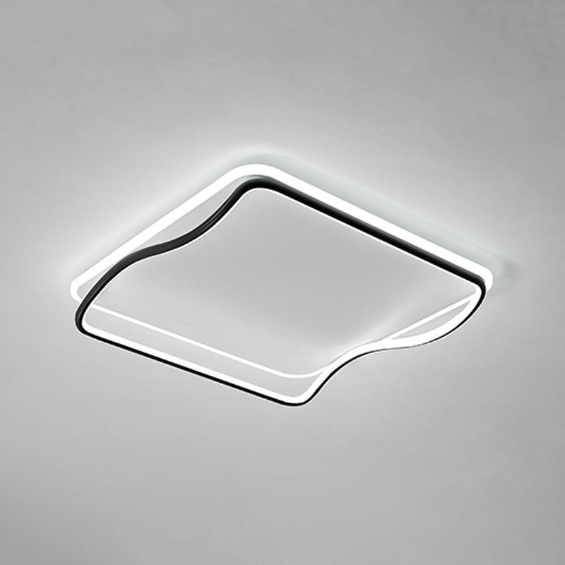 Plafonniers modernes avec abat-jour en silicone Plafonnier LED encastré
