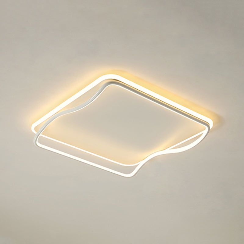 Plafonniers modernes avec abat-jour en silicone Plafonnier LED encastré