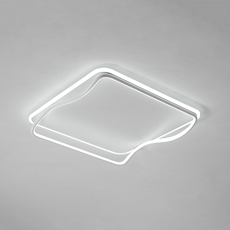 Plafonniers modernes avec abat-jour en silicone Plafonnier LED encastré