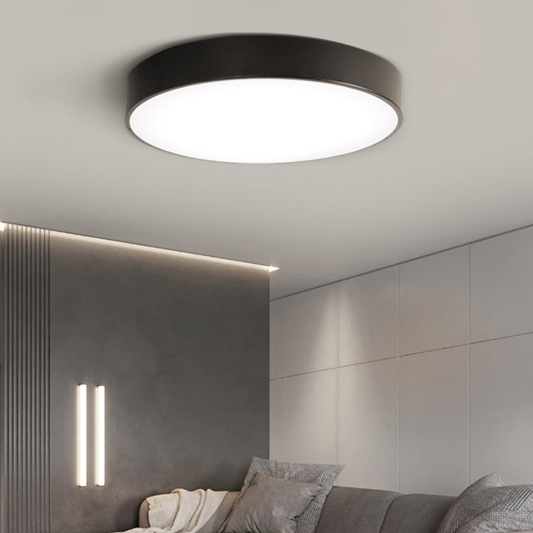 Round Flush Mount Ceiling Lamp Fixture Minimalist-Style LED Metal Ceiling Mount Lighting