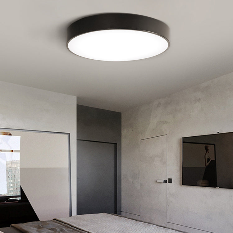 Round Flush Mount Ceiling Lamp Fixture Minimalist-Style LED Metal Ceiling Mount Lighting