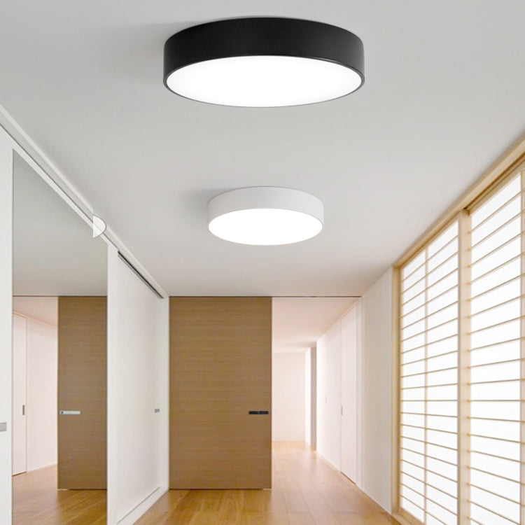 Round Flush Mount Ceiling Lamp Fixture Minimalist-Style LED Metal Ceiling Mount Lighting
