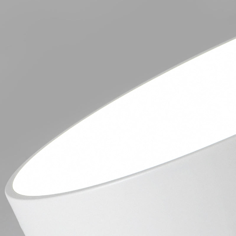 Round Flush Mount Ceiling Lamp Fixture Minimalist-Style LED Metal Ceiling Mount Lighting