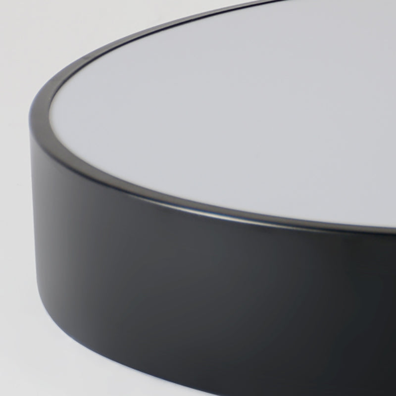 Round Flush Mount Ceiling Lamp Fixture Minimalist-Style LED Metal Ceiling Mount Lighting
