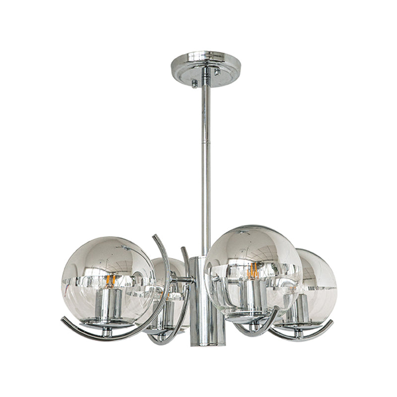 Metallleuchterleuchten moderne Multi-Head-Globus-Anhängerlampen für Wohnzimmer