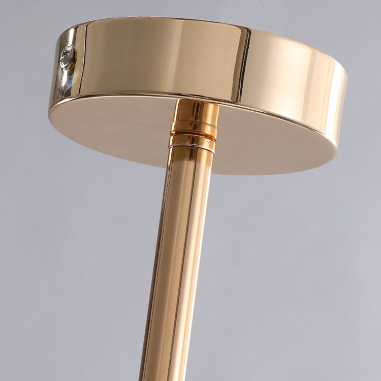 Metal Chandelier Light Fixtures Modern Multi-Head Globe Pendant Lamp for Living Room