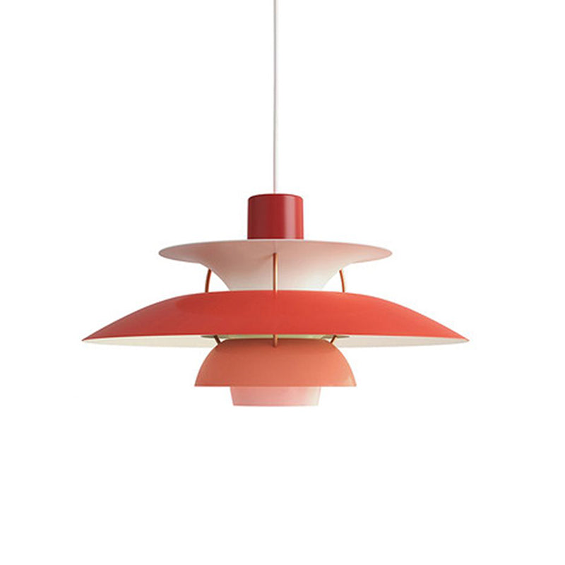 Éclairage pendentif en couches nordiques Métal 1