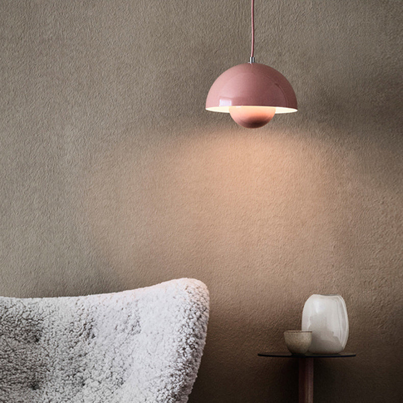 Macaron Creative Drop Lamp Metal 1-Light Dining Room Hanging Lightture