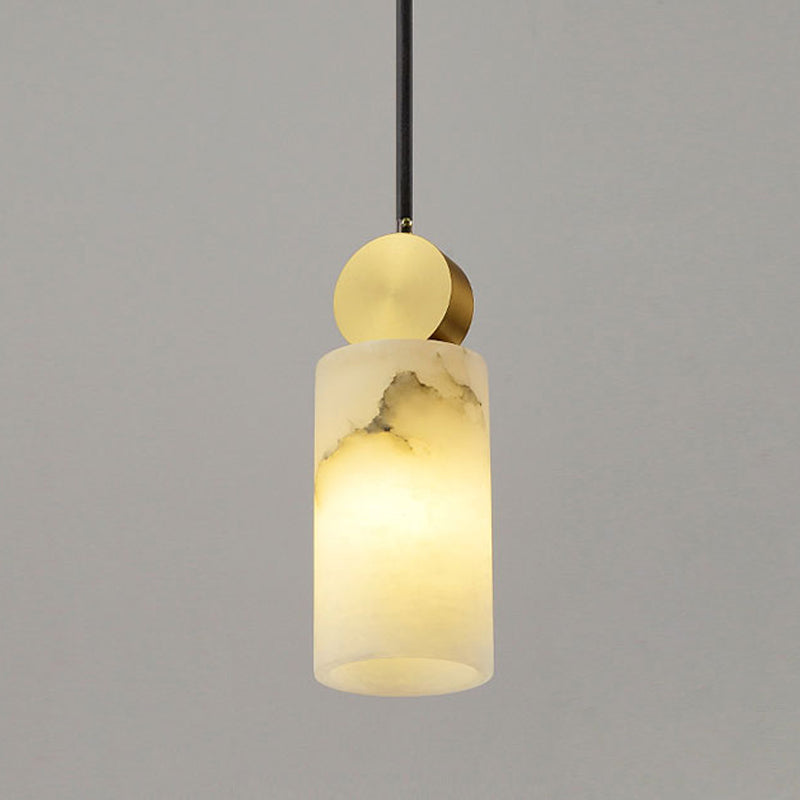 Pendante de style moderne Lumière nordique Style Stone Hanging Light pour le chevet