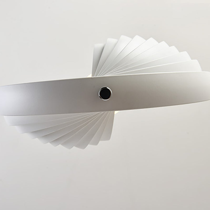 Modern Style Hanging Lamp Creative Metal Pendant Light in White for Corridor Bedroom