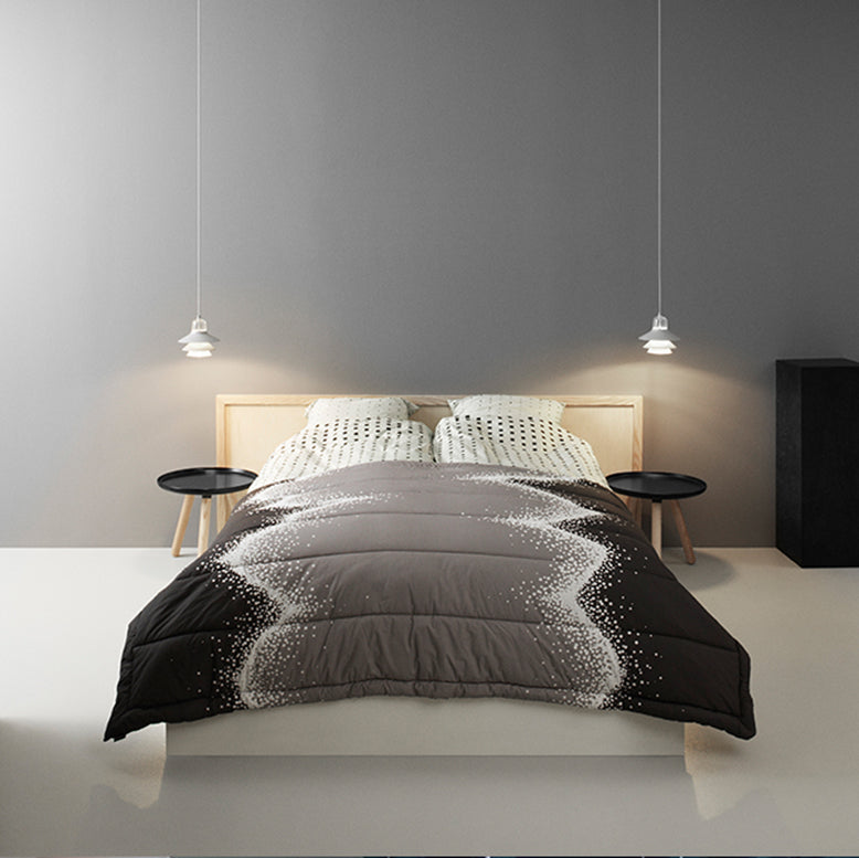 Layered Restaurant Pendant Lamp Metallic Single-Bulb Macaron Hanging Light