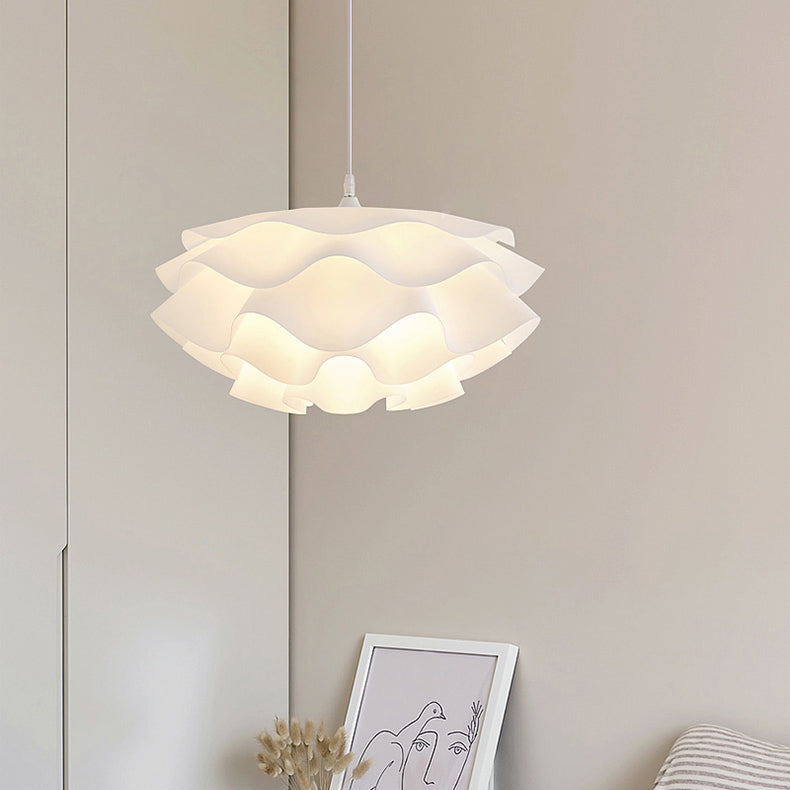 1-Light Pendant Lighting Modern Style Flower Shape Metal Hanging Lights