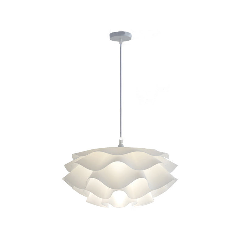 1-Light Pendant Lighting Modern Style Flower Shape Metal Hanging Lights