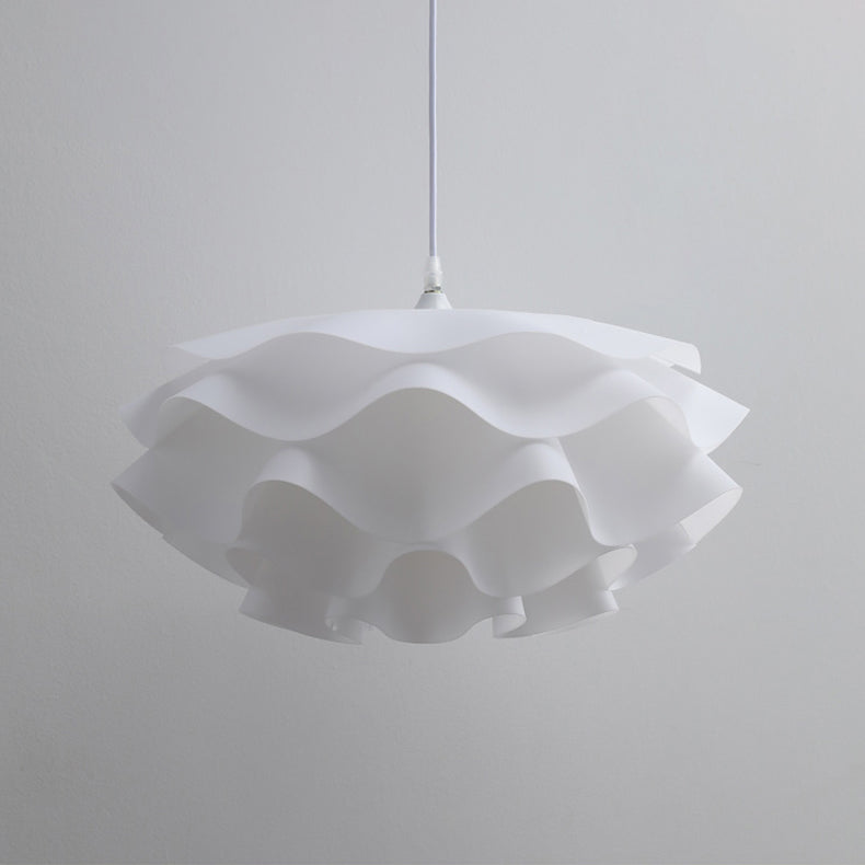 1-Light Pendant Lighting Modern Style Flower Shape Metal Hanging Lights