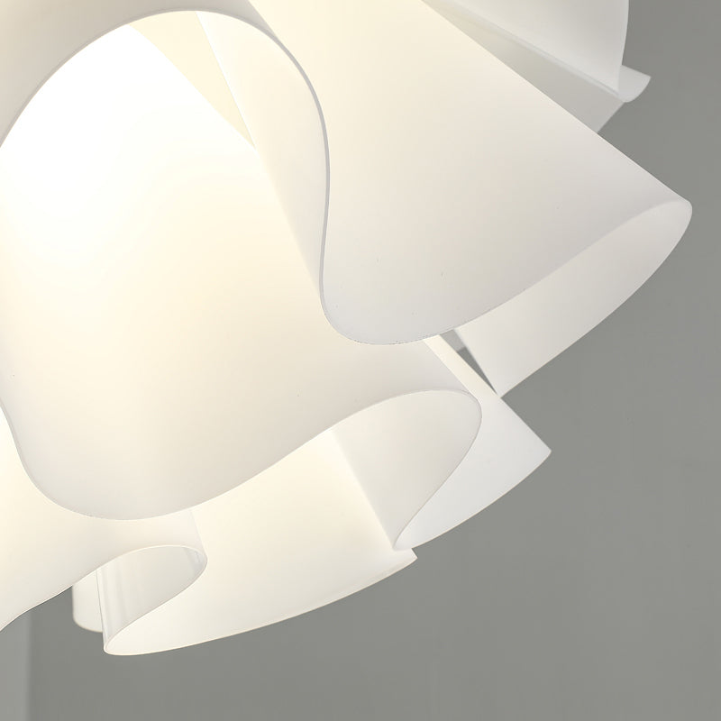 1-Light Pendant Lighting Modern Style Flower Shape Metal Hanging Lights